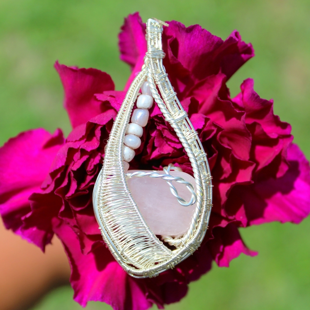 Rose quartz Pendant